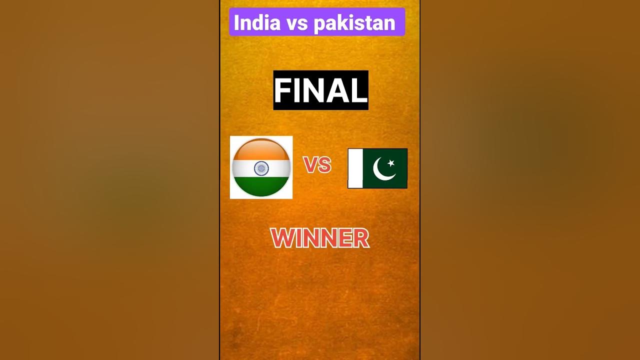 india vs pakistan final prediction YouTube