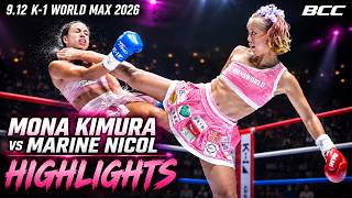 Mona Kimura vs Marine Nicol | K-1 WORLD MAX 2026 HIGHLIGHTS