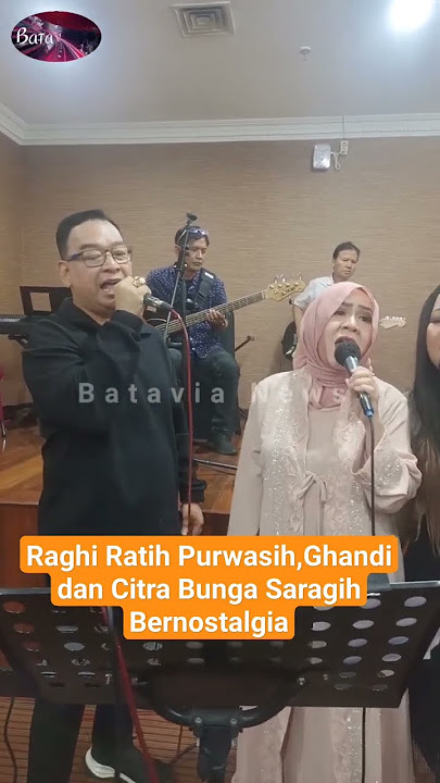 Raghi Ratih Purwasih,Ghandi dan Citra Bunga Saragih Bernostalgia. Disela Launching Lagu Baru.