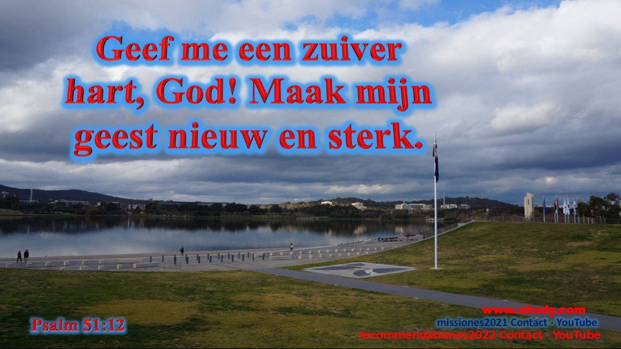 Psalm 51:12 met instrumentale muziek - Nederlands