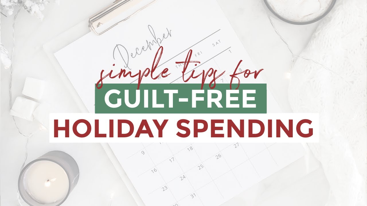How to Splurge Guilt-Free For the Holidays 🎄 | Holiday Budgeting - YouTube