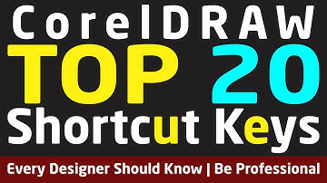 Corel Draw Top 20 Shortcut Keys, Corel Draw Tutorials In Urdu Hindi