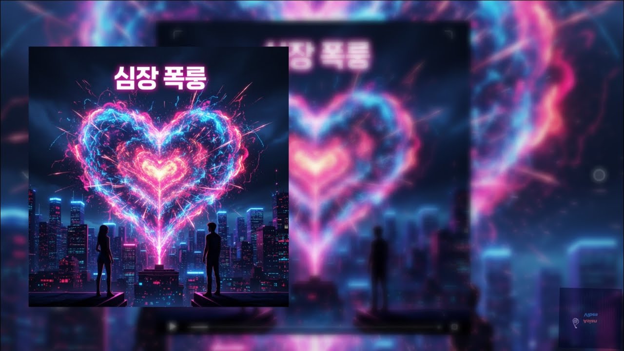 심장 폭풍 (Heart Storm) - K-pop EDM Trap Duet | Male & Female Vocals | Dance Hit 🔥