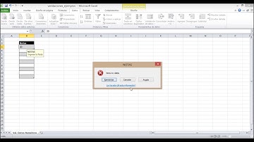 EXCEL PARA EJECUTIVOS - DEMOSTRACIÓN VALIDACIÓN NUMÉRICA 1