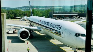 Singapore Airlines 777-300ER First Class ZRH-SIN,  Round the World 13-5