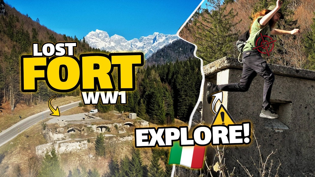 KLETTERN zu zerstörten FESTUNGEN💣Fort Hermann & Sella Predil-Lost Place 1. WELTKRIEG😤Italy, Slovenia