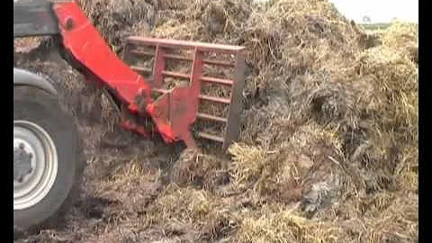 Loading Cow Manure