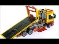 Technician series flatbed trailer model building block 1143pcs no20021 product demo slstoys