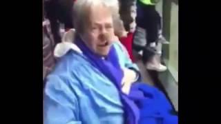 Monkey throws poop at grandma! Hilarious video!