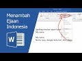 Cara Koreksi Otomatis Ejaan Bahasa Indonesia di MS Word