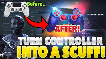 HOW TO TURN YOUR REGULAR CONTROLLER INTO A SCUF! | BEST WARZONE Settings!