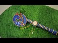 DIY bansuri for Krishna janmastami decoration|Janmastami craft|basuri decoration ideas|fluet decore