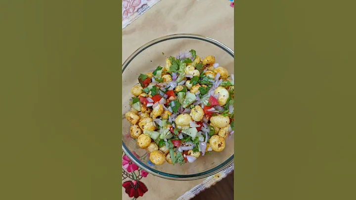 Roasted Makhana Chaat|मखाना चाट|Weight Loss Recipe|Phool Makhana|Makahna Chaat #shorts #makhana