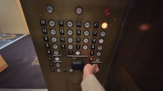 Modernized Westinghouse Traction Elevators - DoubleTree by Hilton DTLA - Los Angeles, CA