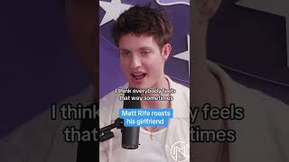 Matt Rife: Girlfriend on dating a comedian! What's her Name?! #shorts #mattrife #new
