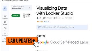 Visualizing Data with Looker Studio | GSP197 | Lab UPDATE #qwiklabsarcade2026