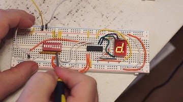Hex to 7-Segment Display Test