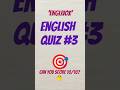 English Quiz Questions | Present Continuous Tense | English Grammar Quiz with Answers