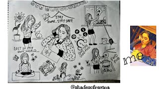 Quarantine Activities Sketch Shades Of Ravina