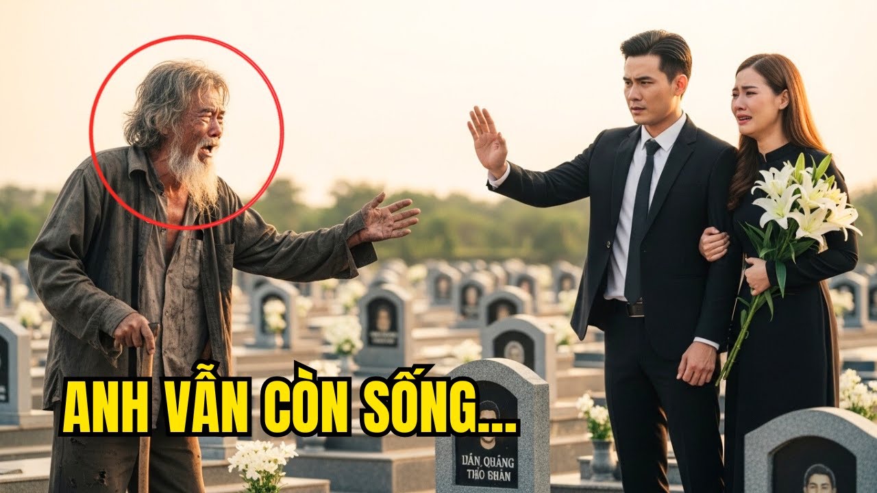 Người ăn xin gọi tên người vợ trước mộ mình – sự thật phía sau khiến tất cả chết lặng