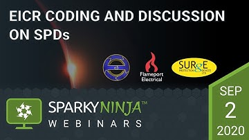 EICR coding and discussion on SPDs with John Ward, Kirsty Johnson and Paul Meenan