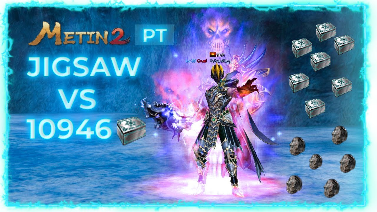 Metin2 PT JIGSAW vs 10946 Silver Okey Chest YouTube