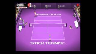 Azarenka vs Sharapova  World Tennis Day  Stick Tennis screenshot 3
