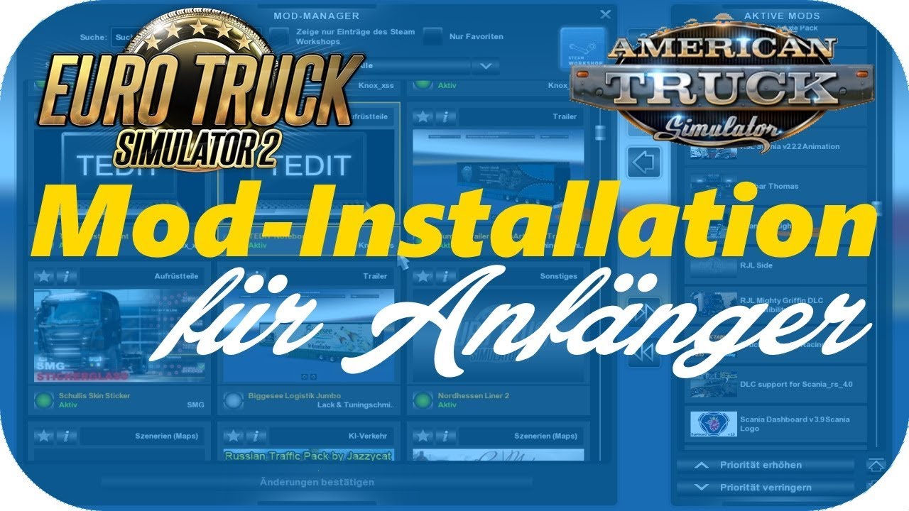 Euro Truck Simulator 2 Ohne Steam Installieren ETS2 | ATS | Guide: Mod - Installation, Leitfaden für Anfänger - YouTube