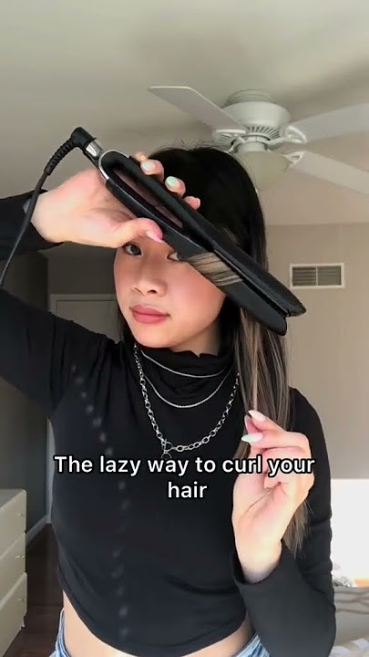 Straightener Curls Hair Hack | ghd