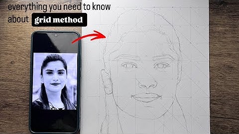 how to use grid method for your commission art #pencilportrsit #drawingtutorials #grid #art  