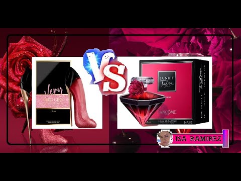 🍒 PERFUMES DE CEREZAS 🍒 Very Good Girl Glam VS La Nuit Tresor Intense - Comparación de perfumes SUB