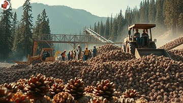 Hành Trình Kì Diệu Của Hạt Thông: Từ Thu Hoạch Đến Chế Biến Hàng Tỉ Quả Thông