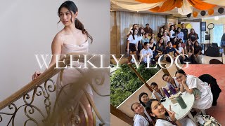 weekly vlog 🌸 | endorsement shoot, student life, kaomiah g2g | Kaori Oinuma