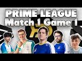 Prime League Match 1 mit Noway, Broeki, Karni & Kamon vs Divinity - Game 1
