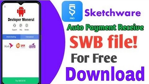 AUTO PEMENT APK SWB FILE FREE DOWNLOAD Bkash Nogot Roket#sketchware @DevloperMonerul