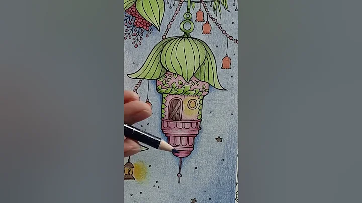 World of Flowers. Coloring a background that has m...