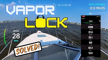 FIX Stalling Overheated ECM and Vapor Locked Mercruiser MPI with VesselView Information