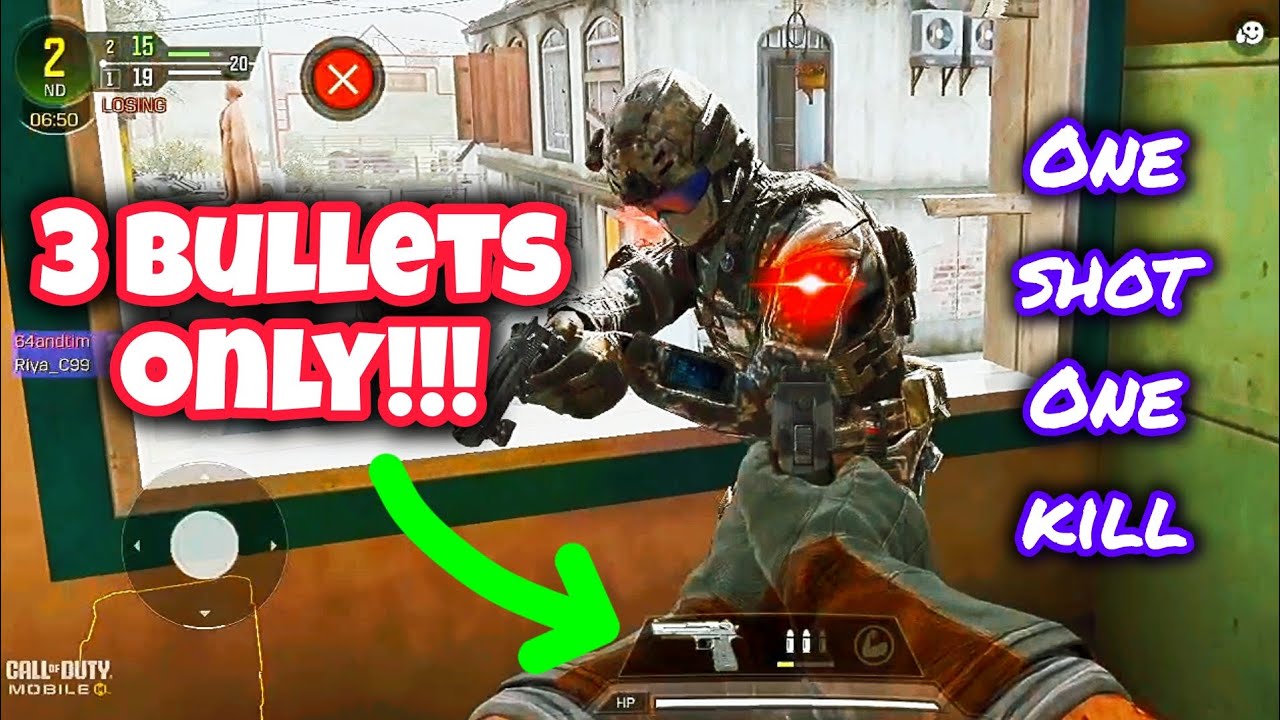 Codm Bullets How to get more bullets?๐ค One Shot One Kill | CODM #callofduty # ...