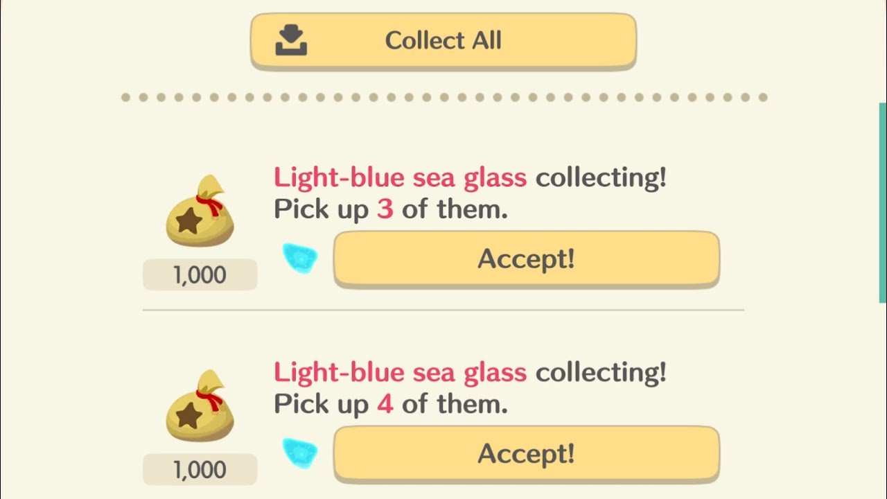 Completing Ocean Gem Goals In Animal Crossing Pocket Camp