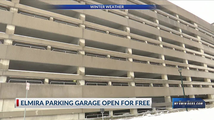 Elmira parking garage open for free Monday night