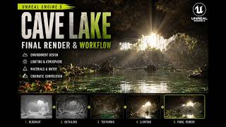 Cave Lake Environment | Unreal Engine 5 | Final Render & Workflow