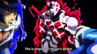 ジョジョ: This is King Crimson's ability! 『HD』