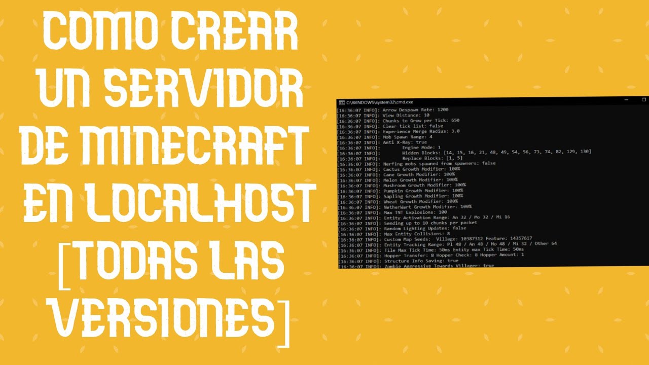 [TUTORIAL] Como crear un servidor de Minecraft en localhost [1.81.19+] YouTube