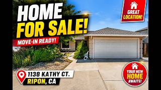 🏡 1138 Kathy Ct, Ripon, CA | Beautiful Home for Sale in Ripon, CA | Central Valley Real Estate Tour