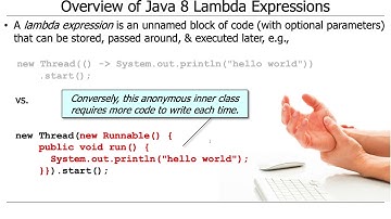 Java 8 Lambda Expressions