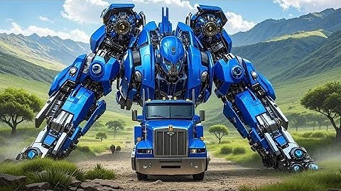 First On YouTube ‼️ Telolet Rolling Truck Turns Into Bumblebee Robot,Transfomer,Optimus Prime