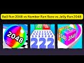 Ball Run 2048 vs Jelly Run 2048 vs Number Master 2048 Full Gameplay 😎 👌