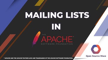 Mailing list in Apache Software Foundation