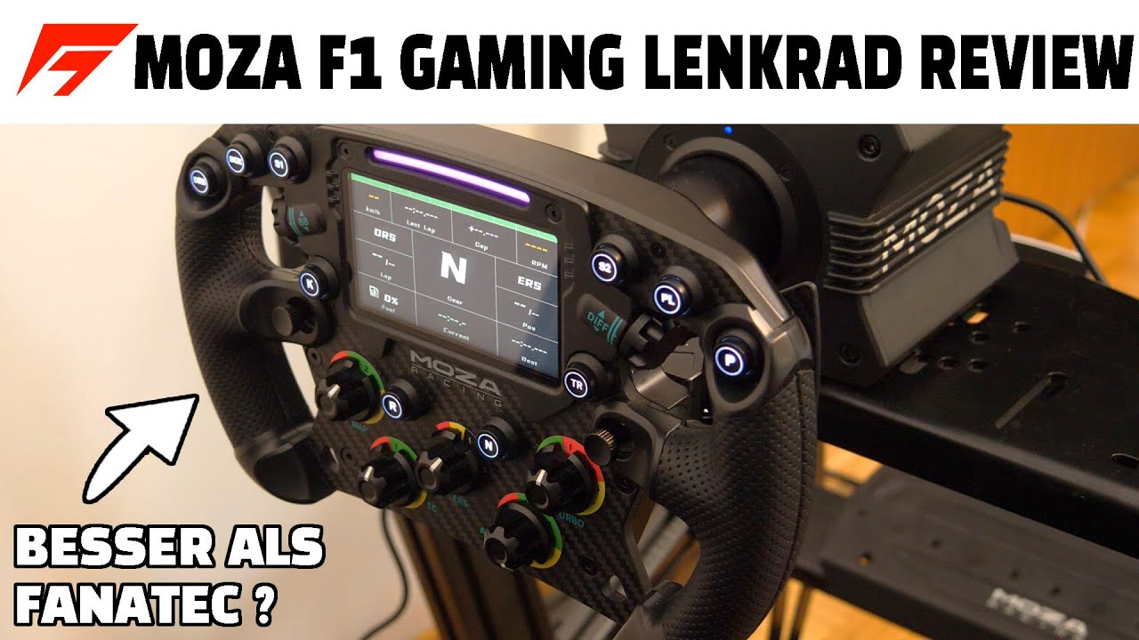 Ist dieses F1 Gaming Lenkrad perfekt für Formel 1 Racing?! MOZA