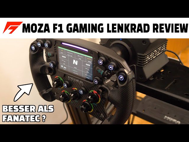 Ist dieses F1 Gaming Lenkrad perfekt für Formel 1 Racing?! MOZA